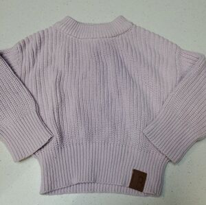 Little Bipsy 3-6m sweater purple